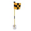 Flagpole Portable 3 Feet   Flag Pole Flag Hole Cup Set 2 Section Design for Indoors Outdoors