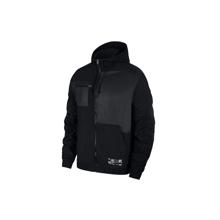 Nike KD Durant Basketball Kapuzenjacke Lässige Sportjacke Herren Oberbekleidung Schwarz BV3332-010