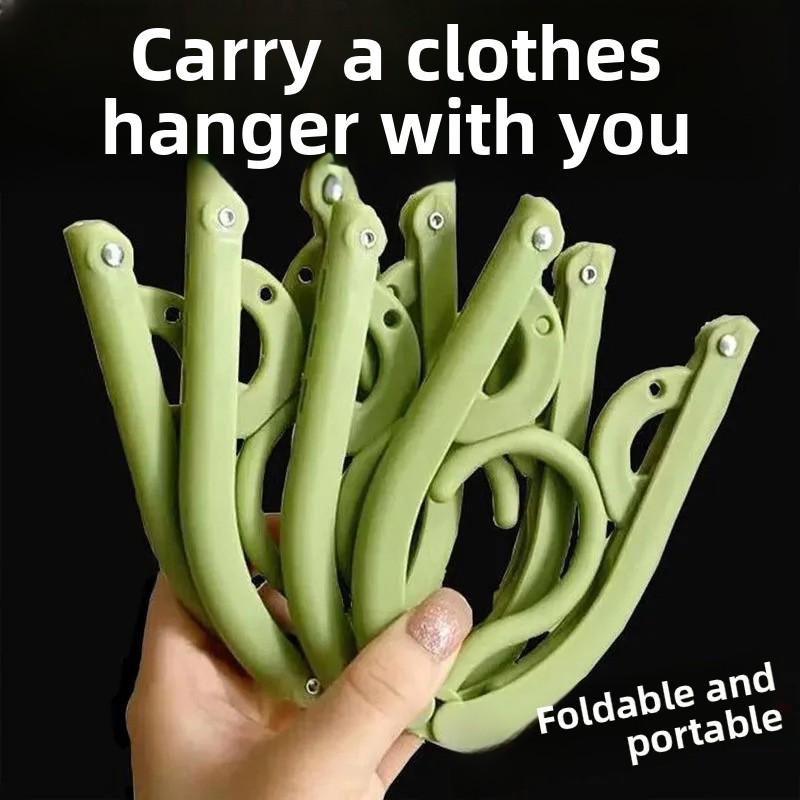 Portable Folding Clothes Rack for Travel Outdoor Use Business Trips Home Students and Dormitories