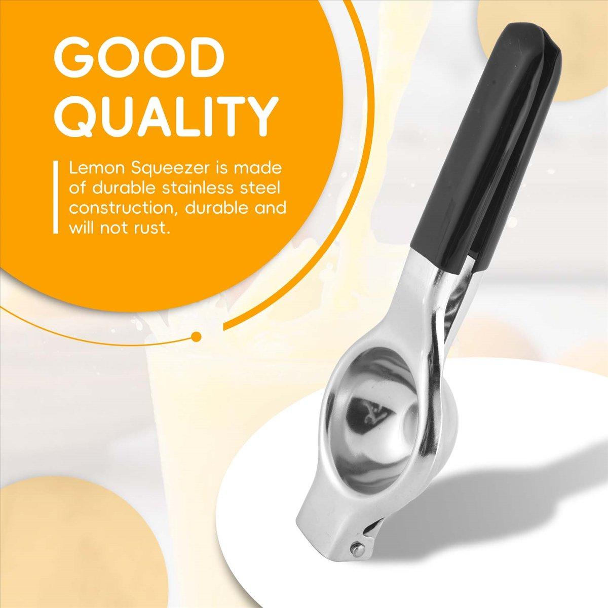 BHBL Lemon Squeezer - New Stainless Steel Manual Lemon Juicer, Lemon Squeezer with High Strength, Silicone Handle China Mainland