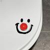 1pc Contemporary Style Dopamine Smile Ball Toilet Lid Lifter,Round Shape,Battery-Free,Handheld Toilet Seat Cover Opener for Bath