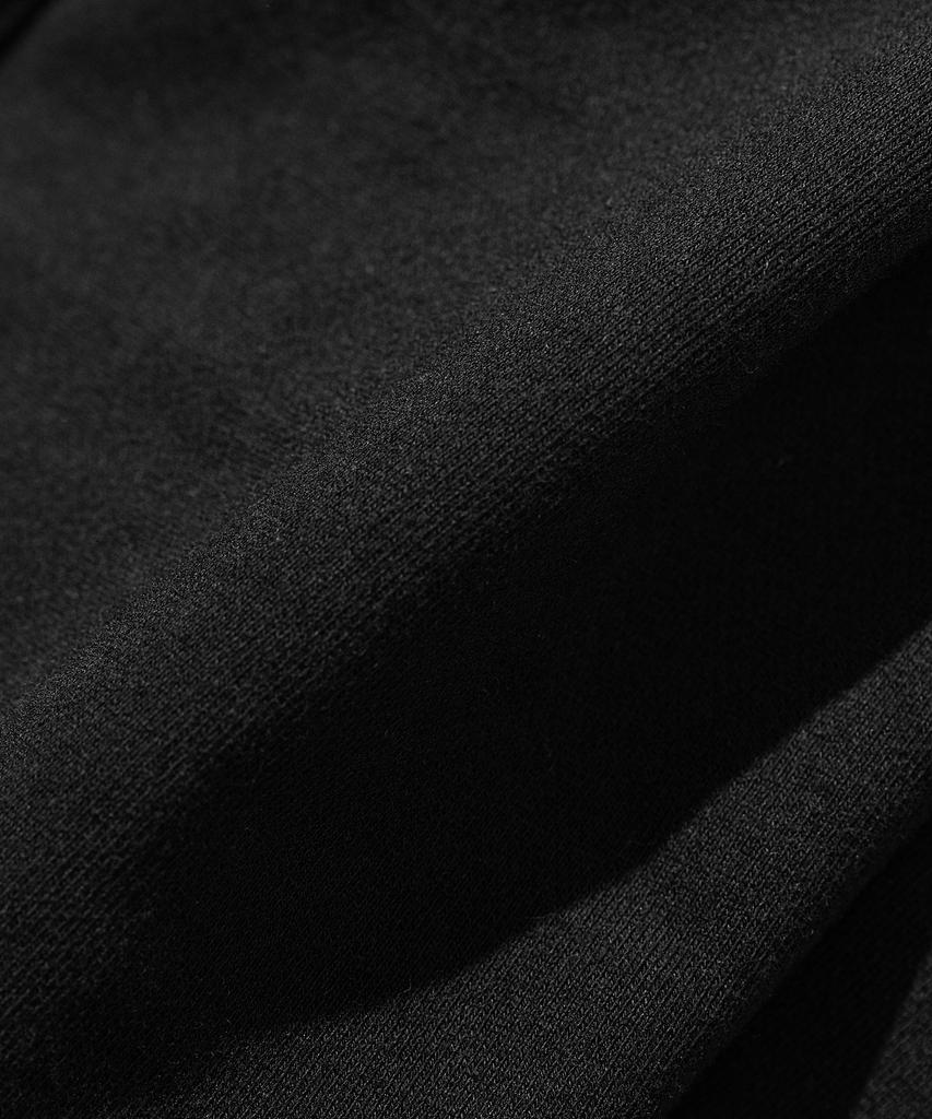 Bastic Wide Sweat Cargo Half Pants_Black