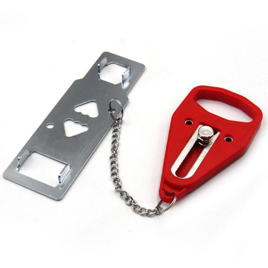 Dual-Use Portable Door Lock for Travel and Hotels