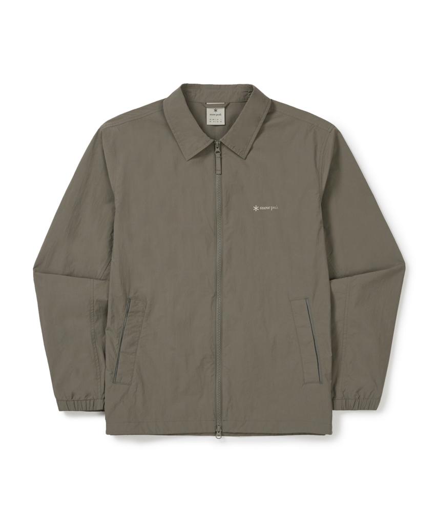 Snowpeak Apparel Lightweight Taslan Collared Jacket (S26Mmlwb52) Khaki