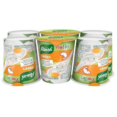 Knorr Cup Instant 100 % Jasminreisbrei (Reisbrei) mit Fisch 32 g. x 6 Stk
