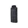Solid Color Long Hooded Vest Women Vests Black FB8775-010