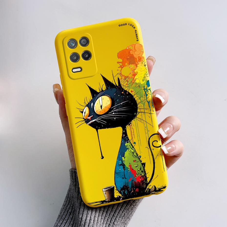 For Realme Narzo 30 5G Case Narzo30 RMX3242 Silicone TPU Cartoon Soft Phone Case For Ralme Narzo 30 5G Cover Coque Bumper Fundas
