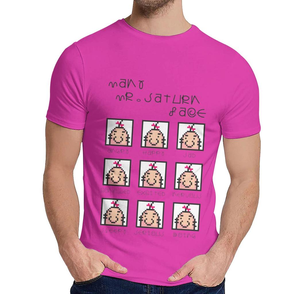 O Neck Many Face Earthbound Mother Rpg T Shirt Crazy For Male Natural Cotton La