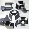 LED Track Light Shade Parts Multipurpose Four Leafs Adjustable Brightness for Hotel Home Car