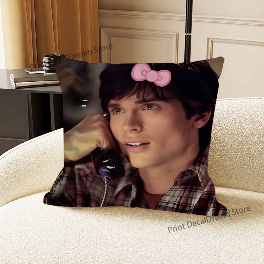 T-Tom Welling Kissen für Schlafzimmer Auto Café Raum und Wohnzimmer Sofa Dekorative Kissenbezug Hülle
