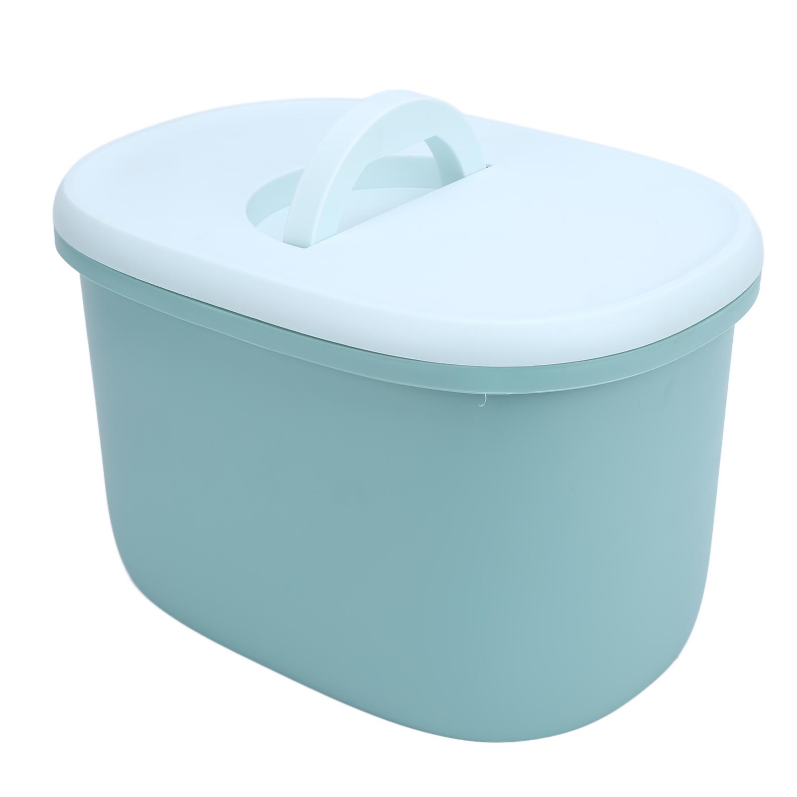 

Pet Food Container ABS Pet Food Sealed Storage Container with Measuring Cup Built In Handle Lid
