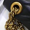 [Pre-Owned] GG Marmont Vintage Logo Chain Quilted Leather Crossbody Bag - Very Good #U0STXJ