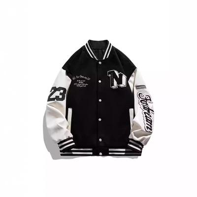Embroidered Outerwear Men's American Casual Versatile Coat Men's and Women's Couples' Spring and Autumn Jackets Baseball Uniforms