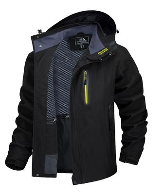 [TACVASEN] Men's Mountain Parka, Hiking Wear, Water-Repellent, Ski Wear, Windproof Jacket, Motorcycle, Plain Coat, Snowboarding, Sports, Breathable, B