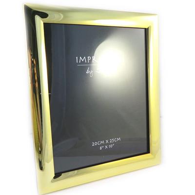 [L0844] - Golden 'Design' Photo Frame (20x25 Cm)