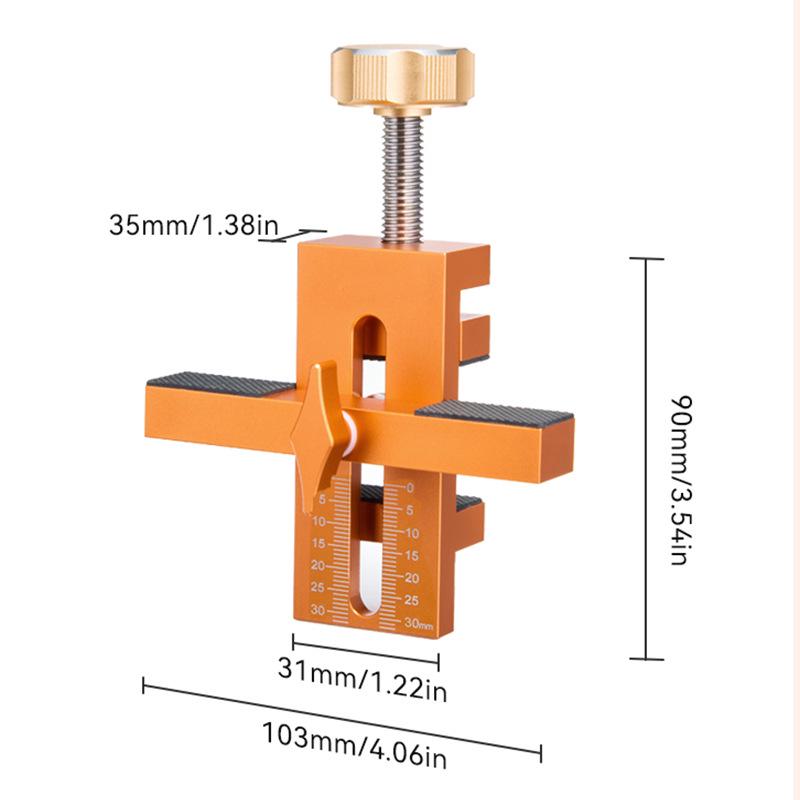 Aluminum Alloy Cabinet Door Positioning Tool for Quick Installation