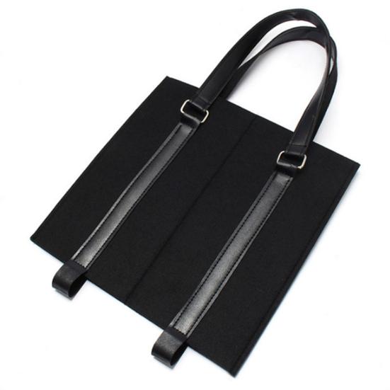 Wine Carrier Tote Bag with Handle Fall Prevention Champagne Beer Beverage Bottle Packaging Bag Felt Handbag