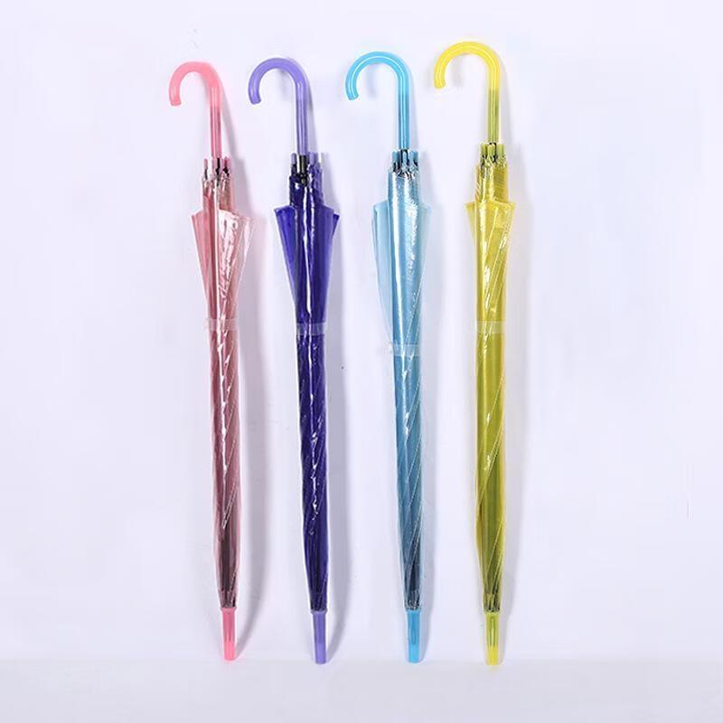 Gureide Long Handle Transparent Umbrella (10-Pack)