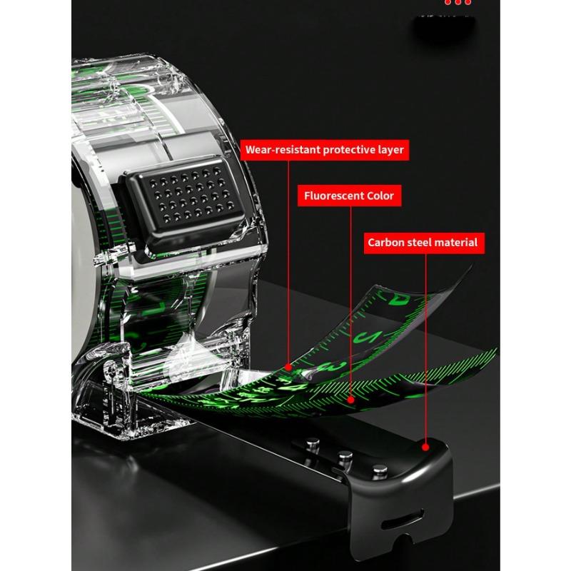 Self Locking Fluorescent Steel Tape Measure HighPrecision Ruler Measuring Tool Widened Meter Ruler