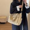 2024 New Velvet Shoulder Bag Women Urban Simple Style Large Capacity Crossbody Bag