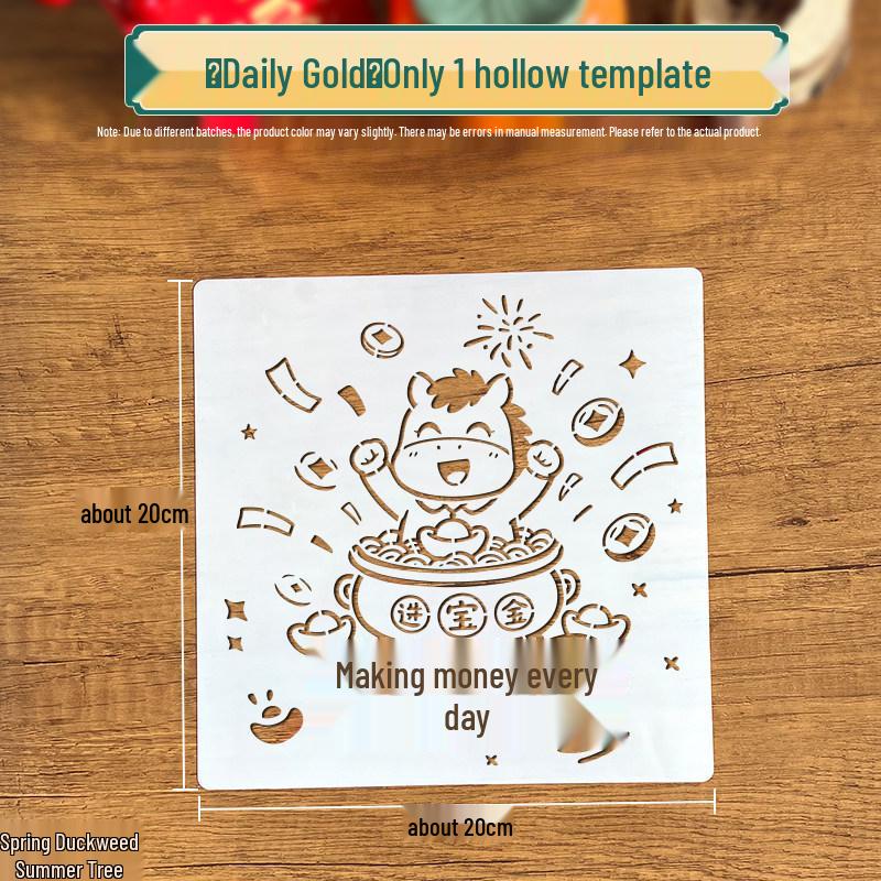 New Year Children's Cultural Heritage Rubbing & Printing Art DIY Parent-Child Activity Kit
