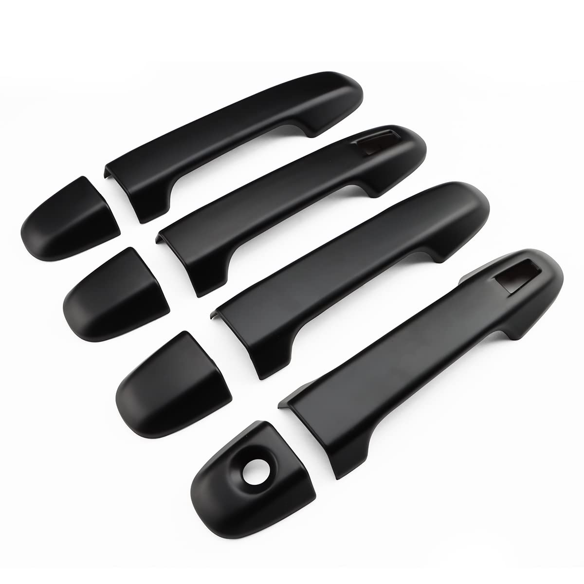 

MARCHFA Накладка на ручку наружной двери (Матовый черный с двумя отверстиями для датчиков) для Subaru Forester SK, Subaru XV и Subaru Impreza