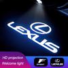 2Pcs Car HD Welcome Lights Car Door Emblem Projector Lamps For Lexus GS IS LS500h ES260 ES300h RX350h NX260 UX260 LM LC RZ450e