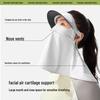 beneunder UPF50+ Hat-Brim Neck Sun Protection Mask