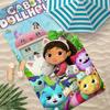 Cartoon Cute G-Gabbys Dollhouse Towel Soft Pool Gift For Travel Gym Shower Camping Quick Dry Sports Large Beach Towel