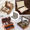 Zinc Alloy Folding Hinges  90 Degree Hinges Gift Box Bronze Hinges  Wooden Box