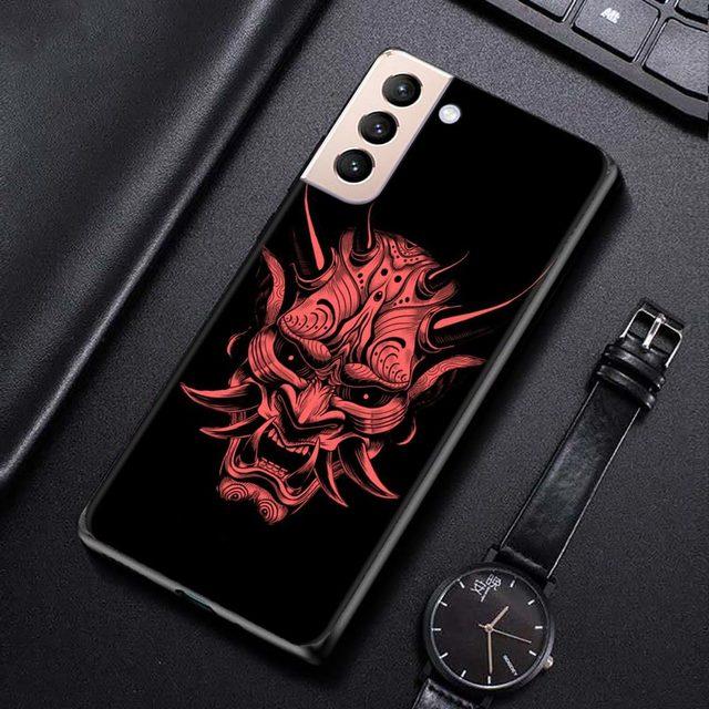 Terror Ghost Head Silikonhülle für Samsung Galaxy S22 S21 S20 Ultra Fe S10 S9 S8 Plus 4g 5g S10e S7 Edge Cover