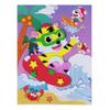 12 stk DIY Creative Cartoon Animal 3D EVA Thickened Sticker Puzzle Håndlaget tidlig læring pedagogiske leker for barn Barnegave