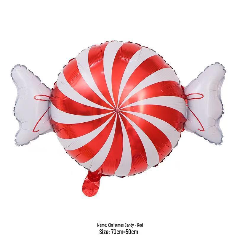 Large Christmas Tree and Santa Claus Aluminum Foil Balloons for Window Display 
