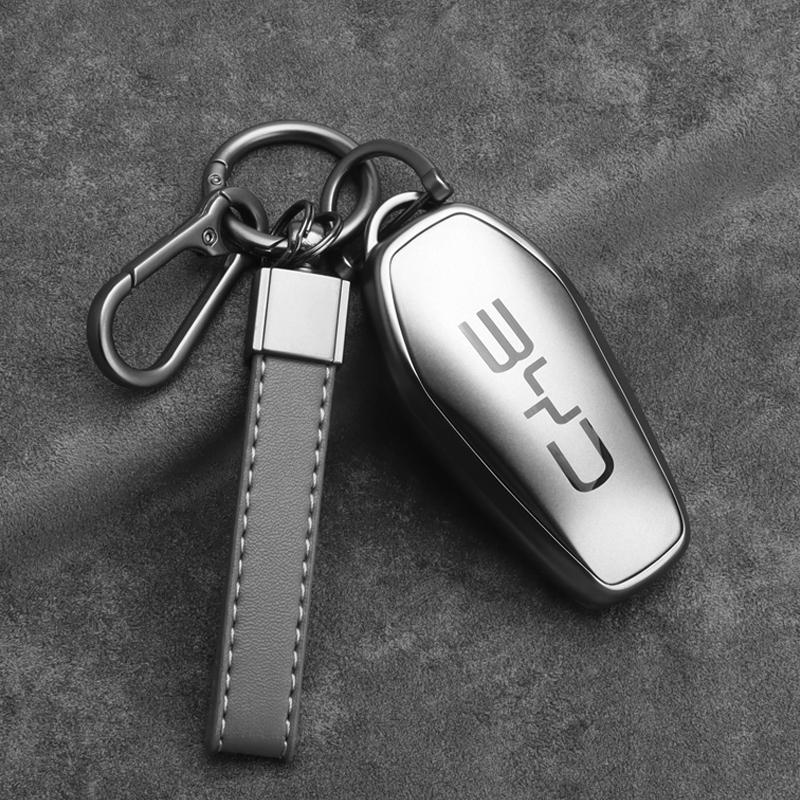 Tpu Car Key Case Cover for BYD Seal Song Plus Atto 3 Dolphin Han EV Tang Qin U Dmi Yuan Pro Protection Keychain Accessories