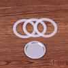 4Pcs/Set 3 Silicone Gaskets + Aluminum Filter Moka Pot Coffee Bottle Replacement Compatible With 1/2/3/6/9/12 Coffee Cup