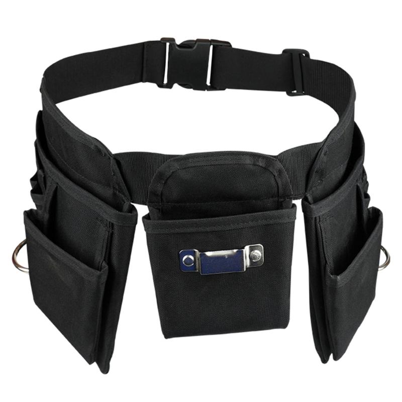 

Electrician Tool Pouch Tool Belt Pouches Multiple Pockets Tool Organizers Attachments Pouch for Technician Maintenance 1