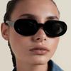 Classic Rivet Oval Sunglasses Women For Men  Vintage Sun Glasses Punk Popular Big Frame  Outdoor Travel Eyeglasses Uv400