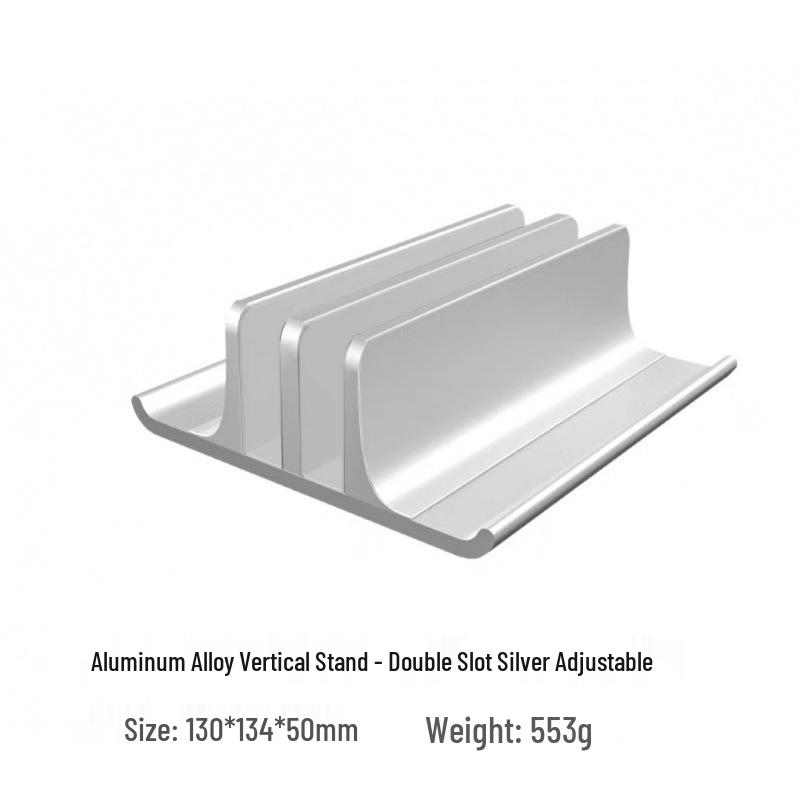 Laptop Vertical Stand and Desktop Storage Rack Bracket
