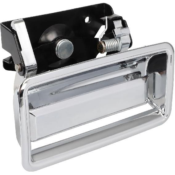 LUJUNTEC Tailgate Rear Handle Replacement for 1994-1999 For Chevrolet for C1500,1994-2000 For GMC for K3500 Chrome Handle Replace OE 15991786