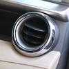 For Toyota RAV4 Rav 4 2013 - 2019 AC Air Vent Cover Ring 2Pcs Air Conditioning Outlet Sticker Decoration Frame Trim Accessories