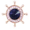 Anti-glare Rudder Collar Brooch Crystal  Cute   Cheongsam
