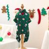 Pet Dog Universal Clothes Cute Green Christmas Clothing Autumn and Winter Comfortable Home Clothes Onesie