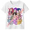 K-pop 2026 Summer Film Graphic Familymatching T-Shirt Harajuku High Quality Cotton Kids Casual Streetwear Tee Tops