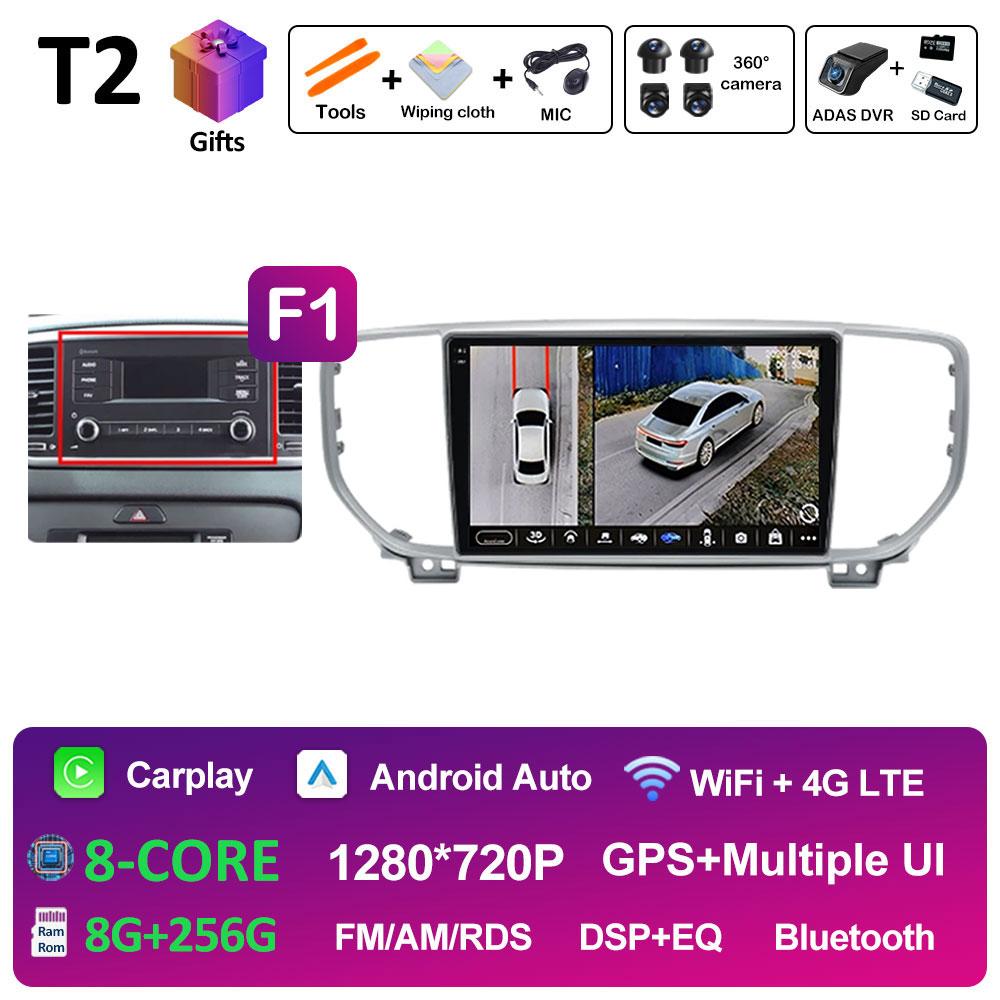 Intelligent System DSP Stereo For KIA Sportage 4 QL 2019 2020 2021 Multimedia Player Navigation GPS Cooling Fan WIFI Auto Tools