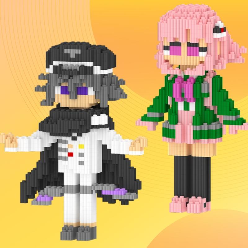 Anime Danganronpa Nanami ChiaKi Kokichi Oma Cosplay Piece Together Accessory Garage Kits Ornament Figurine Model Toys Mascot