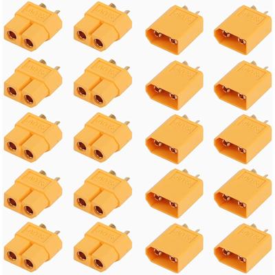 5 par złączy XT60 Złącza XT60 męskie i żeńskie Bullet Wtyczki zasilające do silnika baterii RC Lipo Złącza XT60 do dronów