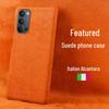 OPPO Reno4/Reno4 Pro Suede Half-Cover Protective Case