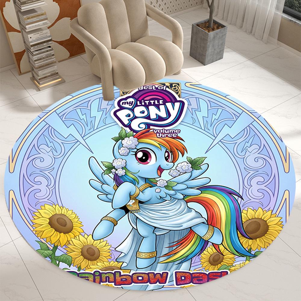 Little Pony Area Rug Suitable For Bedrooms Outdoor Playrooms Game Room Antislip Carpet Decorate Offices Spiritual Gift