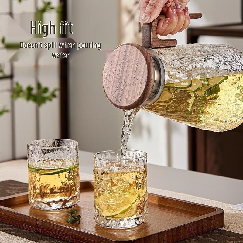 Glass Cold Water Pitcher Set