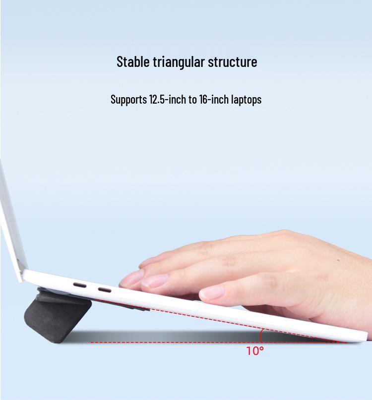 Portable Laptop and Tablet Stand with Heat Dissipation – Invisible, Foldable Holder for MacBook Pro